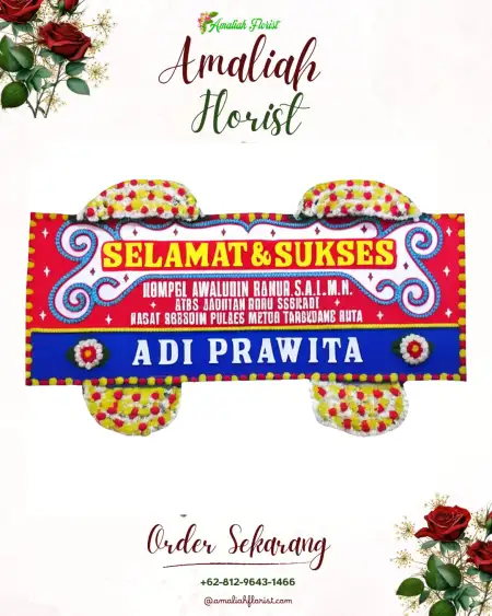 Papan Bunga Ucapan Selamat Keputraan