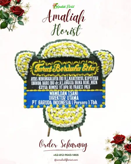 Papan Bunga Duka Keputraan